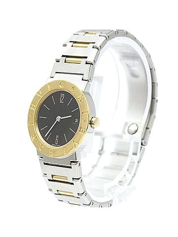 Bvlgari BVLGARI BVLGARI-BVLGARI 18K Gold Steel Ladies Watch BB26SGD Polished (view 2)