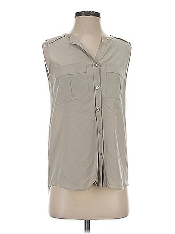 Nordstrom Collection Nordstrom Collection Sleeveless Silk Top (view 1)