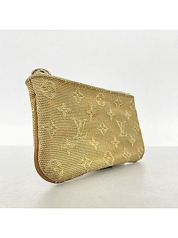 Louis Vuitton Louis Vuitton Monogram Mini Pochette Clé M92438 Beige Women's Wallet/Coin Case (view 2)