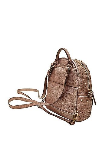 MCM MCM Studded Backpack, Pink Leather, Women's (view 2)