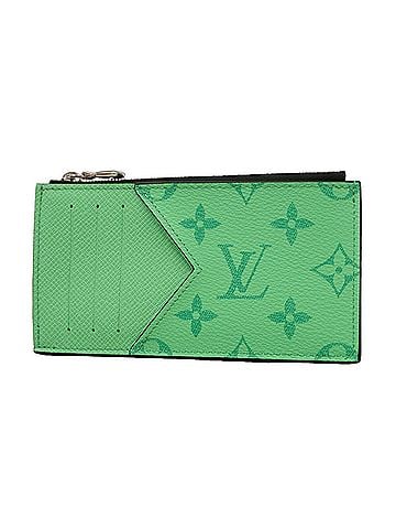 Louis Vuitton Louis Vuitton Wallet/Coin Case Taigarama Coin Card Holder M27656 Minty Green Men's P3504864 (view 1)