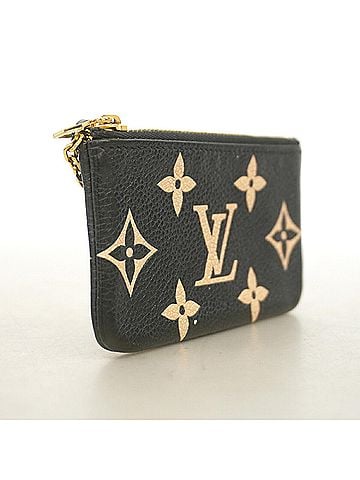 Louis Vuitton Louis Vuitton Monogram Empreinte Bicolor Pochette Clé Wallet/Coin Case M80885 Black Beige Women's P3503839 (view 2)