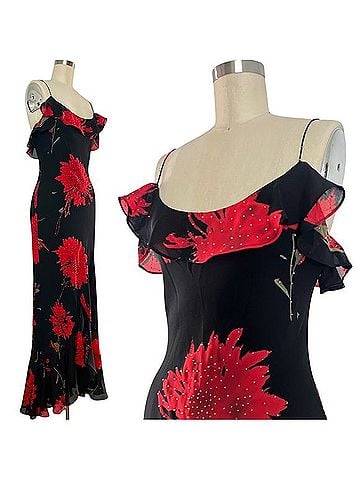 Cache Cache Maxi Slip Dress Casual Dress (view 2)