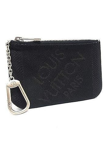 Louis Vuitton LOUIS VUITTON Louis Vuitton Wallet/Coin Case Pochette Clé Carte Credit M93549 Noir Damier Geant Men's Women's (view 1)