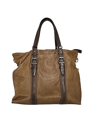 Coach COACH Harrison Handbag 70389 Brown Leather Men's and Women's (view 1)