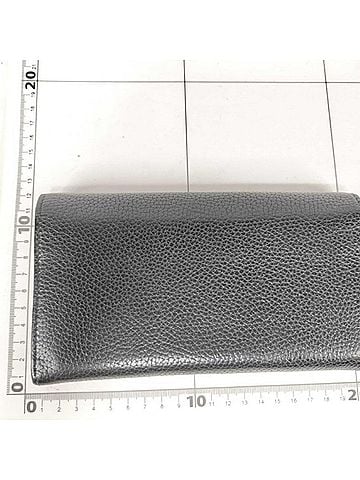 Gucci GUCCI Interlocking G Long Wallet 598206 Black Leather Men's and Women's Bi-fold (view 2)