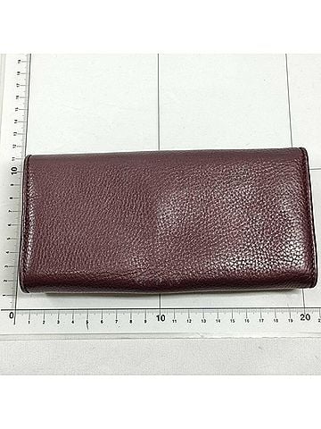Gucci GUCCI Double G Continental Wallet 245739 Bordeaux Leather Women's Bi-fold (view 2)