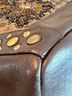 Sharif 100% Leather Floral Brown Gold Tote One size - photo 13
