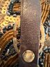 Sharif 100% Leather Floral Brown Gold Tote One size - photo 5
