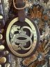 Sharif 100% Leather Floral Brown Gold Tote One size - photo 4