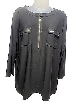 Anne Klein Long Sleeve Blouse (view 1)