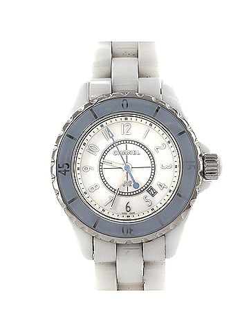 Chanel Chanel J12 Soft Blue 33mm LIMITED H4340 Ceramic Quartz Watch (view 1)
