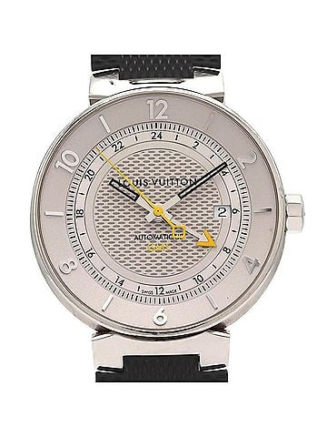 Louis Vuitton Louis Vuitton Tambour Moon GMT Q8D31 SS Automatic Watch (view 1)