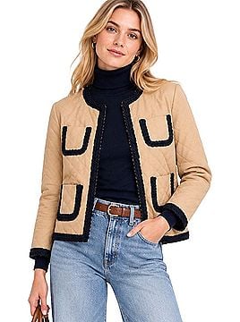 J.Crew x Dauphinette Quilted Lady Day Safari Jacket Blazer (view 1)