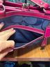 Coach Solid Blue Pink Leather Tote One size - photo 13