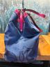 Coach Solid Blue Pink Leather Tote One size - photo 12