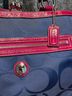 Coach Solid Blue Pink Leather Tote One size - photo 5