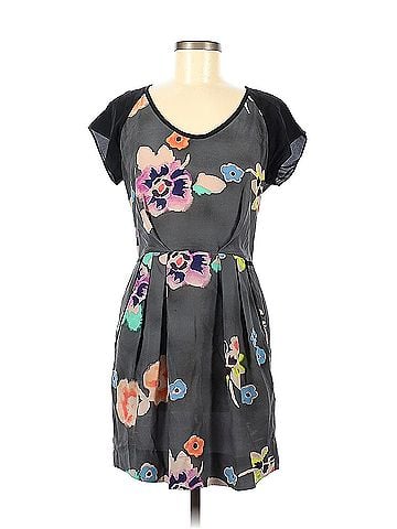 Rebecca Taylor Silk Floral Mini Rebecca Taylor Casual Dress (view 1)
