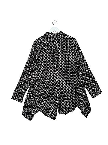 Tulip Floral Tunic Button-Down Shirt (view 2)