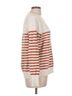 Ann Taylor LOFT Stripes White Brown Pink Pullover Sweater Size L - photo 4