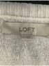 Ann Taylor LOFT Stripes White Brown Pink Pullover Sweater Size L - photo 3