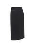 Prada 100% Wool Black Prada Wool Minimal Linear Skirt Size 2 - photo 9