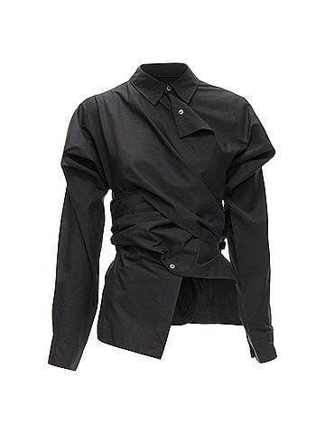 Comme des Garçons Comme Des Garcons Wrap Bias Placket Shirt (view 1)