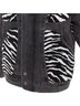 Céline 100% Wool Black Celine Zebra Wool Patch Denim Jacket Size S - photo 2