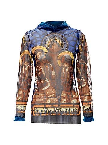 Jean Paul Gaultier Jean Paul Gaultier Wool Hooded Top (view 1)