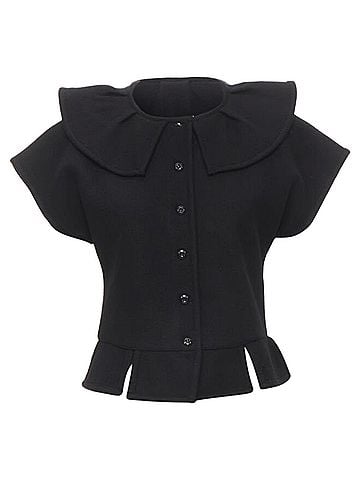 Comme des Garçons Comme Des Garcons Felt Peplum Top (view 1)