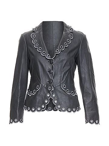 EA7 Emporio Armani Emporio Armani 2009 Lambskin Crop Jacket (view 1)