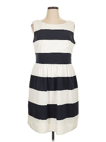 DressBarn Fit &amp; Flare Dress Barn Casual Dress (view 1)