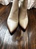 Larroudé 100% Leather White Boots Size 7 - photo 6