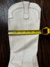 Larroudé 100% Leather White Boots Size 7 - photo 10
