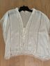 Free People 100% Rayon White Kimono Size M - photo 4