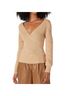 Tome Collective Solid Tan Ivory Wool Sweater Size M - photo 4