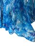 Milly Floral Blue Cocktail Dress Size 2 - photo 6
