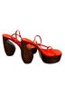 Cult Gaia Orange Heels Size 7 - photo 2