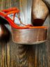 Cult Gaia Orange Heels Size 7 - photo 4