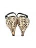 Butter Snake Print Multi Color Heels Size 6 - photo 5
