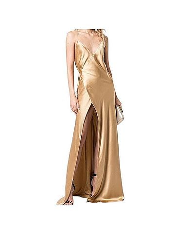 Michelle Mason strappy wrap gown Casual Dress (view 1)