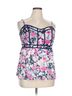 Torrid 100% Polyester Pink Torrid Sleeveless Blouse Size 1X - photo 1