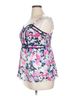 Torrid 100% Polyester Pink Torrid Sleeveless Blouse Size 1X - photo 4