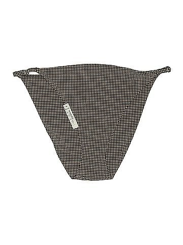 Madewell Madewell Adjustable String Bikini Bottom in Mini Check (view 1)