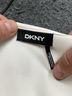 DKNY Ivory Dkny Short Sleeve Top Size L - photo 3