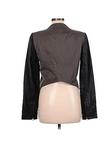Aqua Leather Jacket (view 2)