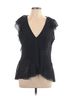 BCBGMAXAZRIA 100% Polyester Black Bcbgmaxazria Sleeveless Blouse Size L - photo 1