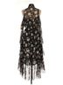 Ulla Johnson 100% Polyester Floral Black Ulla Johnson Cocktail Dress Size 30 - photo 2