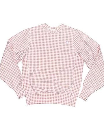 Champion HVN for Urban Outfitters Gingham Crew-Neck Sweatshirt Sweatshirt (view 1)