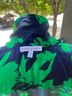 Maison d' Amelie Floral Green Blue Button-Down Shirt Size S - photo 3